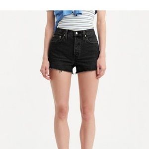 Levi 501 rib cage shorts